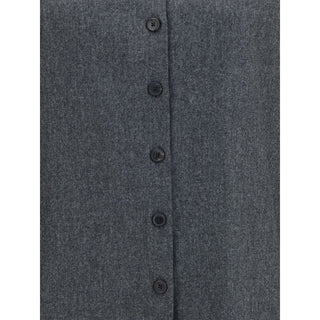 Khaite Gray Wool Shirt