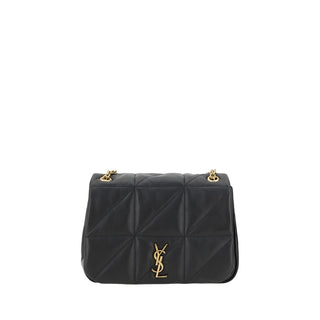 Saint Laurent Black Calf Leather Bos Taurus Shoulder Bag