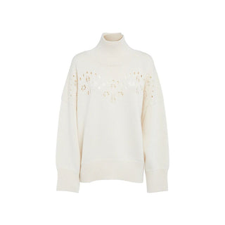 Chloé White Wool Sweater
