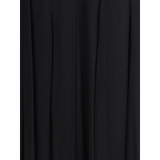 Chloé Black Silk Long Skirt