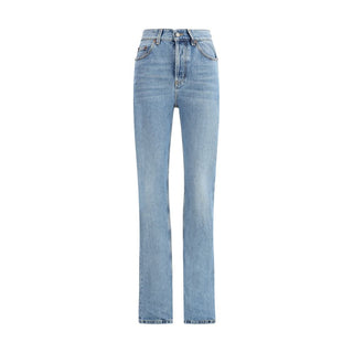 Saint Laurent Light Blue Cotton Slim Fit Jeans