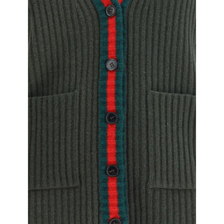 Gucci Green Wool Sleeveles Sweater