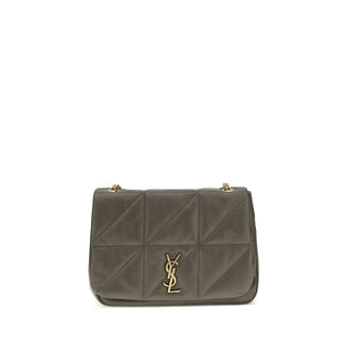 Saint Laurent Green Calf Leather Bos Taurus Shoulder Bag