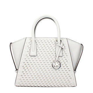 Michael Kors White Leather Handbag