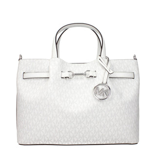 Michael Kors White Fabric Handbag