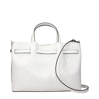 Michael Kors White Fabric Handbag