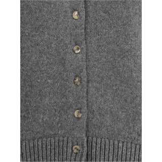 Khaite Gray Cashmere Cashmere Sweater