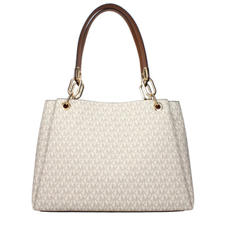 Michael Kors Beige Fabric Shoulder Bags