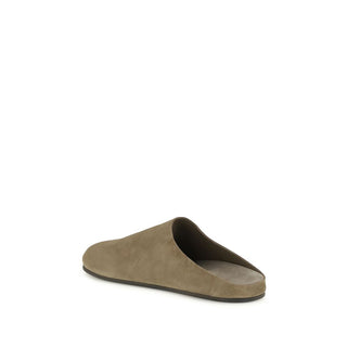 The Row Suede Hudson Mules