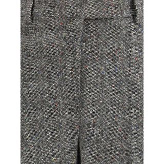 Valentino Gray Fleece Wool Pants