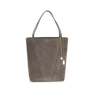 Chloé Gray Calf Leather Bos Taurus Shoulder Bag