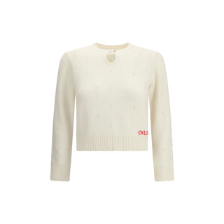 Chloé Cream Wool Sweatshirt