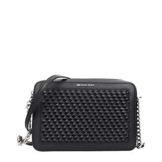 Michael Kors Black Leather Crossbody Bag