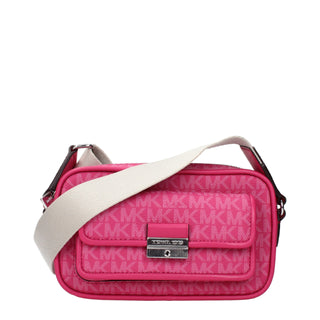 Michael Kors Pink Fabric Crossbody Bag