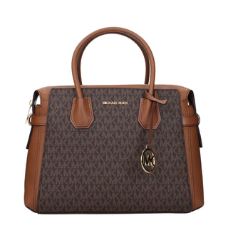 Michael Kors Brown Fabric Handbags