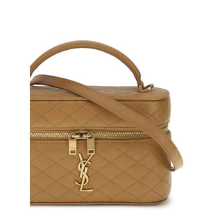 Saint Laurent Beige Calf Leather Bos Taurus Handbag