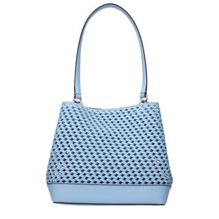 Michael Kors Light Blue Leather Shoulder Bag