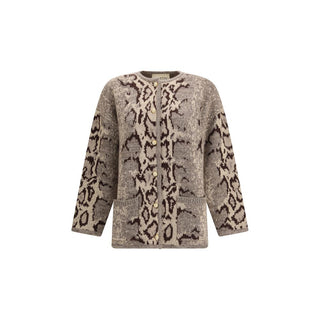 Valentino Animalier Cashmere Cardigan