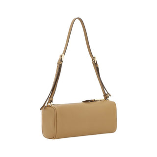 Prada Beige Calf Leather Bos Taurus Shoulder Bag