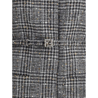 Fendi Gray Fleece Wool Clothing