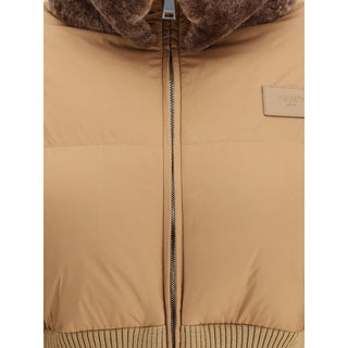 Fendi Brown Polyester Full-Length Jacket