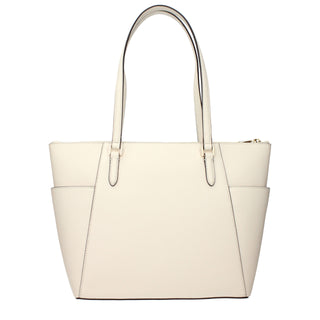 Michael Kors Beige Leather Shoulder Bag