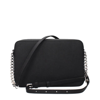 Michael Kors Black Leather Crossbody Bag