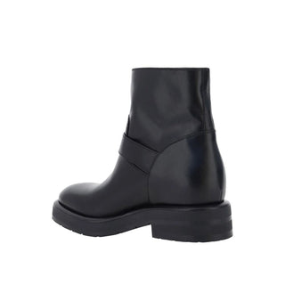 Chloé Black Calfskin Ankle Boots