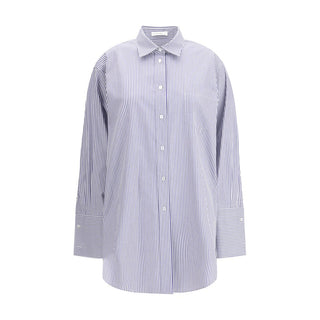 The Row Blue Cotton Dress Shirt