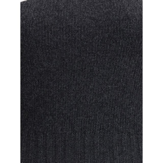 Prada Gray Fleece Wool Top