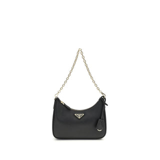Prada Black Recycled Polyamide Shoulder Bag