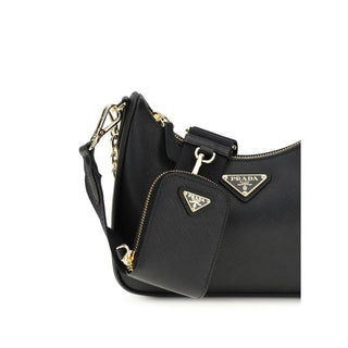 Prada Black Recycled Polyamide Shoulder Bag