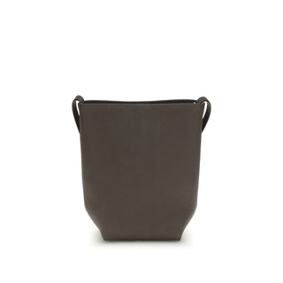 The Row Brown Calf Leather Bos Taurus Shoulder Bag