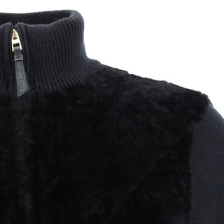 Loewe Black Lamb Fur Clothing