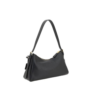 Prada Black Calf Leather Bos Taurus Shoulder Bag
