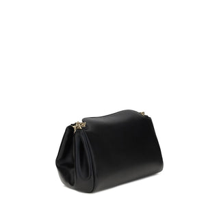 Prada Black Calf Leather Bos Taurus Shoulder Bag