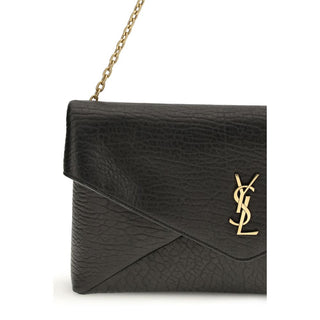 Saint Laurent Black Lamb Ovis Aries Aries Shoulder Bag