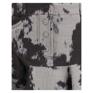 Fendi Black Cotton Mini Skirt