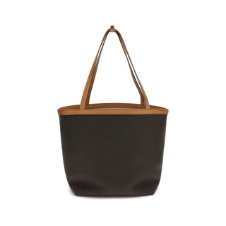 The Row Brown Cotton Shoulder Bag
