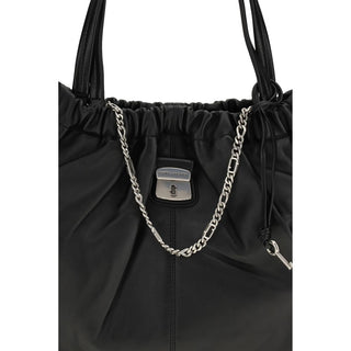 Marc Jacobs Black Calf Leather Bos Taurus Shoulder Bag