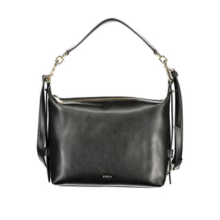 Furla Nero Leather Women Bag